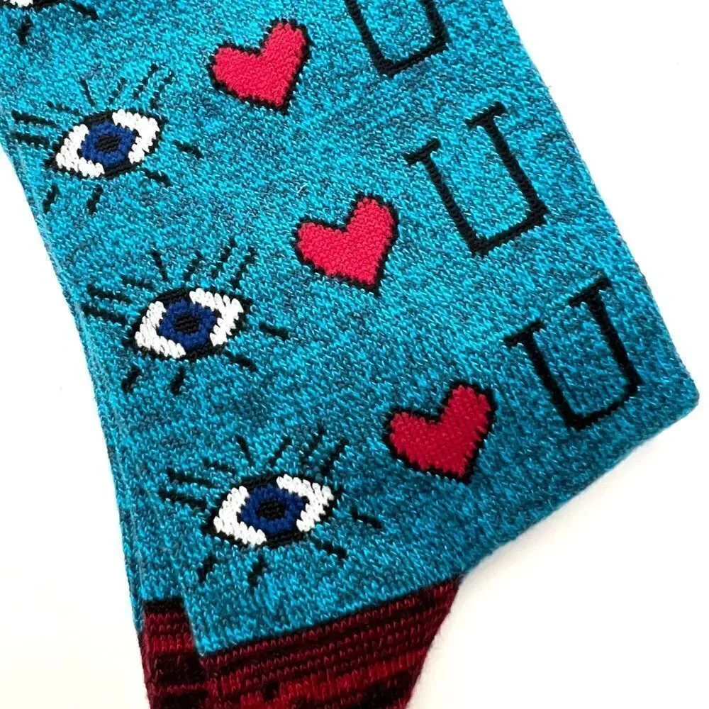 NWT “Eye Heart U” Socks